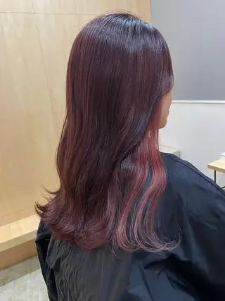 カラー miloc かおりのヘアスタイル