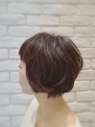 ショート カラー パーマ Director金野 麻衣子のヘアスタイル