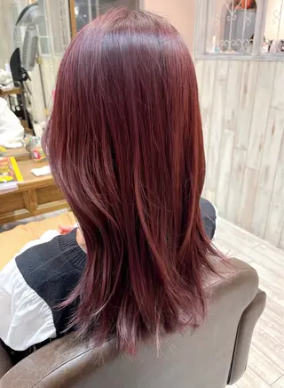 ロング カラー 【韓国ヘア×透明感 カラー】笹谷 莉未のヘアスタイル