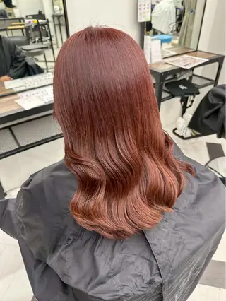 セミロング himari💜 暖色カラー/レイヤーのヘアスタイル