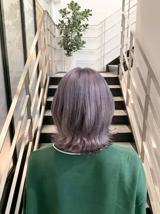 ミディアム カラー go today shaire salon 本店所属・yoshi ☆のヘアスタイル
