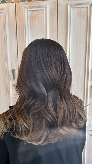 セミロング ヘアアレンジ 杉本 奈々美のヘアスタイル