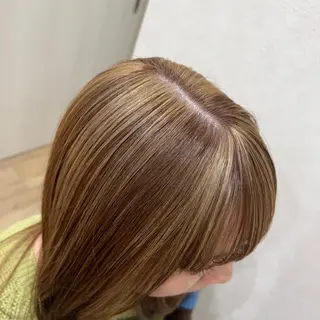 セミロング カラー 🍇おぐら めぐみ🍇のヘアスタイル