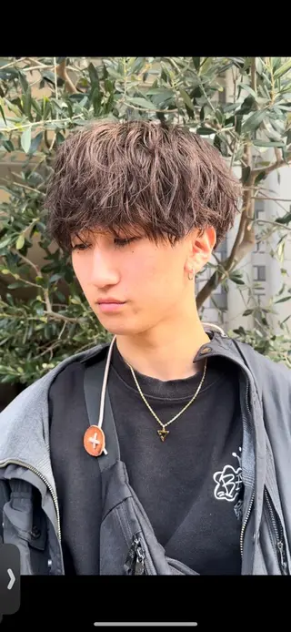 パーマ メンズ 年間2000名担当◎ パーマ職人/仲原佑樹のヘアスタイル