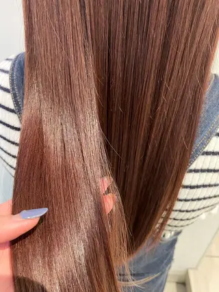 カラー 髪質改善カラー🤍 エクステ✨君島由実子のヘアスタイル