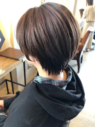 ショート パーマ 相原 美咲のヘアスタイル