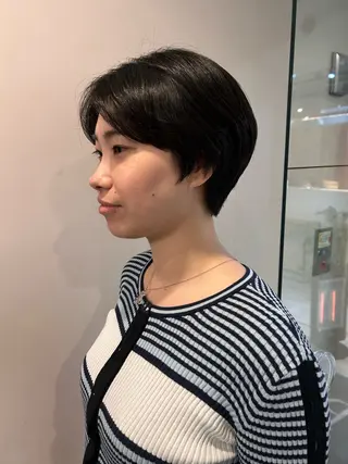 ショート 丸みショート/新宿 /みづき🐏のヘアスタイル