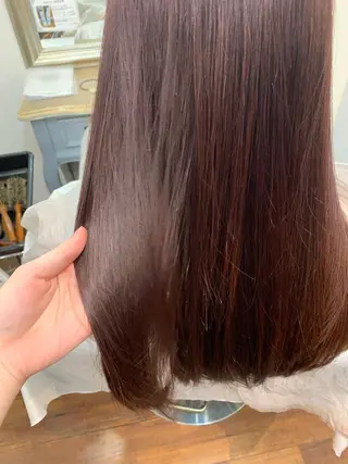 ロング カラー レイヤーカット ✨️進藤ひかりのヘアスタイル