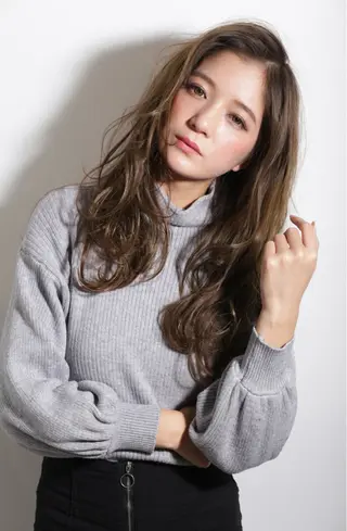 ロング addict 本店所属・髪質改善/縮毛矯正/ ブリーチaddictのヘアスタイル