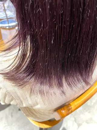 セミロング カラー ROCCOeast Rukaのヘアスタイル