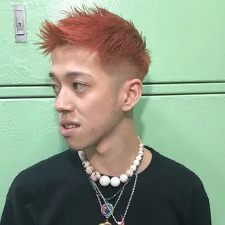 カラー メンズ Le'a所属・渋谷/フェード/ 國分 翔のヘアスタイル