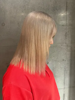 セミロング 🎀ダブルカラー hinata🎀のヘアスタイル