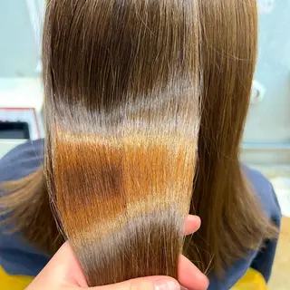 セミロング カコ/レイヤーカット ヘアアレンジのヘアスタイル