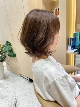 ミディアム カラー 韓国ヘア/髪質改善 /Harunaのヘアスタイル