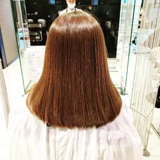 カラー 韓国風パーマ、白髪ぼ かし　マキノタカユキのヘアスタイル