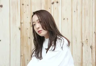 ロング カラー 神 .のヘアスタイル