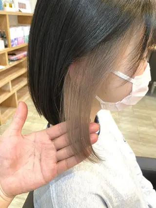 ショート カラー CABANON所属・和歌山髪質改善 那須優太のヘアスタイル