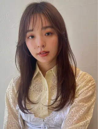 ロング 丸田優奈 /ショートカットのヘアスタイル