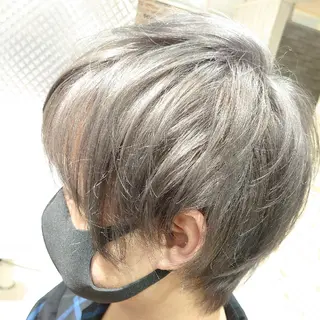 ショート カラー メンズ GO TODAY SHAiRE SALON キラリトギンザ店所属・🐱higajo🐱 比嘉門(ヒガジョウ)のヘアスタイル