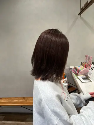 ミディアム カラー パーマ CANAAN hair salon 表参道店所属・🌿‬ナチュラルヘア /パーマ/蒼真🍃のヘアスタイル