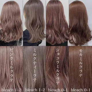 セミロング カラー 🥞ベージュ系カラー 【すずきりほ】🥞のヘアスタイル