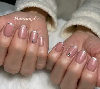 ネイル 浮きにくいフィルイン ｜上品シンプルネイルのネイルデザイン