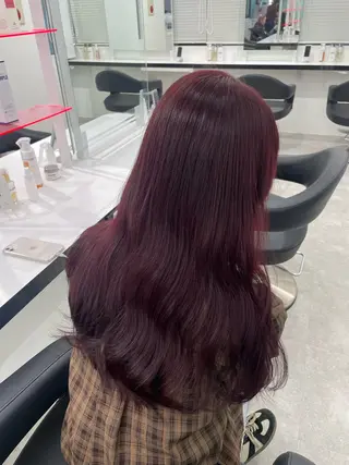 ロング カラー エフェクトブリーチ／ レイヤーカット／翔のヘアスタイル