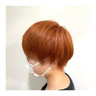 ショート カラー あべ ゆうかのヘアスタイル