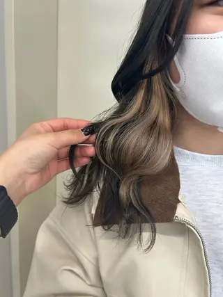 カラー ハイトーン ayane💖のヘアスタイル