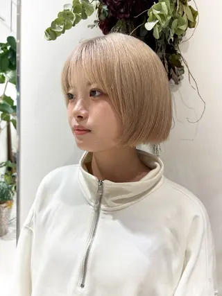 ショート カラー ハイトーン/エクステ /🎀YUINA🎀のヘアスタイル