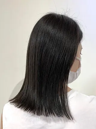 ミディアム 本場韓国ヘア特化 아이비/Aibiのヘアスタイル