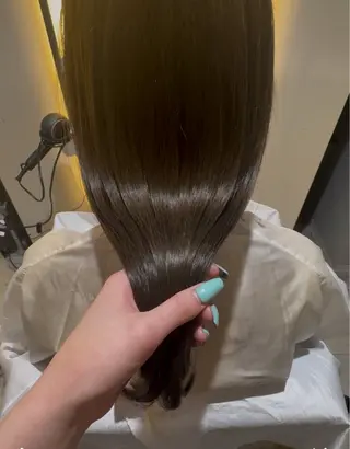 セミロング カラー ひなの/透明感 カラー/レイヤーのヘアスタイル