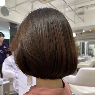 ミディアム 天神 大名 ショート ボブ 宇土あやかのヘアスタイル