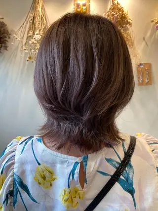 ミディアム カラー 21salon所属・non .のヘアスタイル