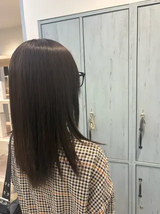 ミディアム ukyo/カラー/ ブリーチ/ハイライトのヘアスタイル