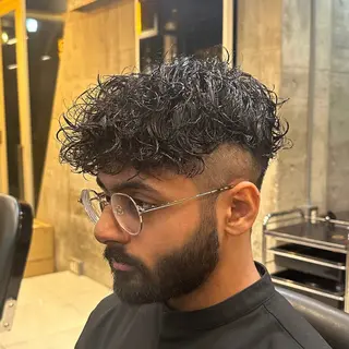 ショート メンズ ツイスパ/メンズ パーマ/歩夢のヘアスタイル