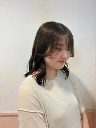 ミディアム LaBless あべのキューズモール所属・ヘアセット/艶カラー /まつげパーマ/りおのマツエク・マツパデザイン