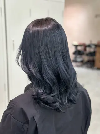 セミロング カラー 🤍透明感カラー🤍 Moeのヘアスタイル