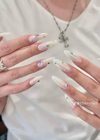 ネイル 波 なみのネイルデザイン