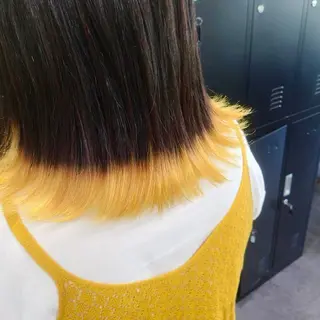 セミロング カラー🌈/カット /栄/misa👻のヘアスタイル