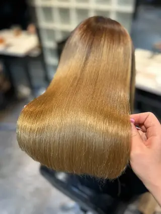 ロング 🌷ブリーチ縮毛矯正 /mina🌷のヘアスタイル