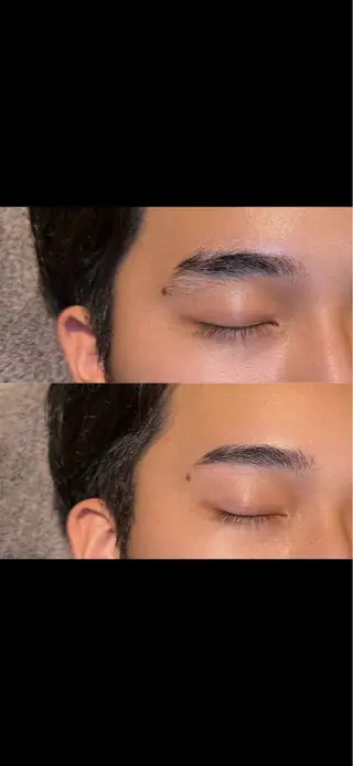 メンズ アイブロウ swells所属・自眉を活かす ayakaの眉毛・アイブロウイメージ