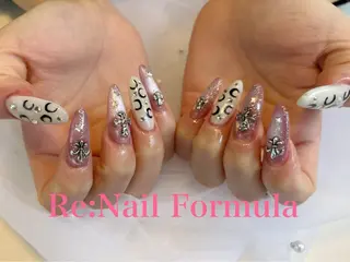 ミディアム Re:Nail Formula所属・kido chieのネイルデザイン