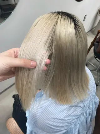 ミディアム M Rのヘアスタイル