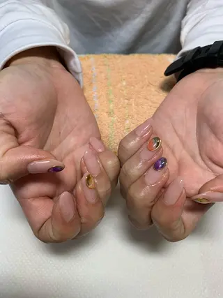 ネイル rukianail 新里のネイルデザイン