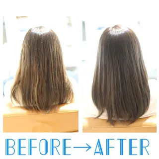 ミディアム カラー 縮毛矯正＆髪質改善特化型サロン所属・髪質改善＆縮毛矯正 三上大地のヘアスタイル