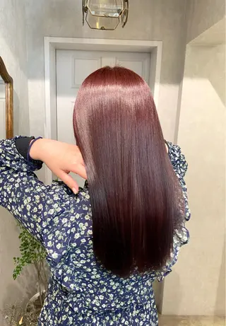 セミロング カラー お洒落カジュアル🍃 まなとのヘアスタイル