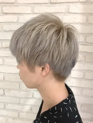 ショート カラー メンズ HAUS 片山みほのヘアスタイル