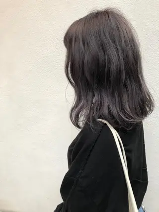 ミディアム カラー SALOWIN三軒茶屋店所属・髪質改善/艶髪 やまなかのヘアスタイル