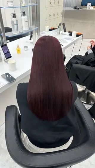 カラー 🍒renka🍒 ボブ/ショート/暖色のヘアスタイル